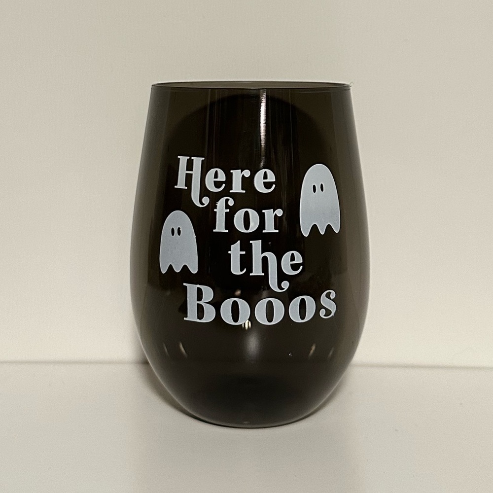 Here For The Booos Glass